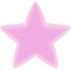 Pastel Star &ndash; Pink Glow
