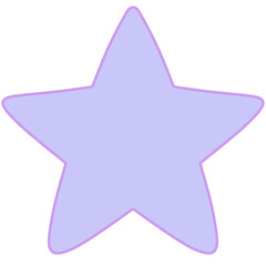  Pastel Star &ndash; Purple