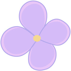 Lavender Pastel Flower