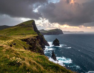 Dramatic coastal landscape of Ponta de S?o Louren?o, Madeira Island, Portugal