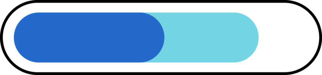 Loading Bar for Smart Water Tracker Bottle Minimalist Illusration