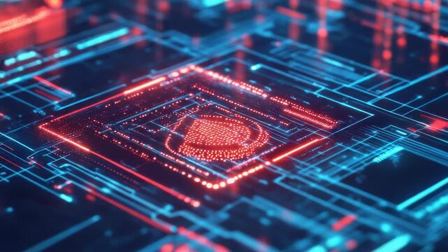 Video A fingerprint appears on a circuit board