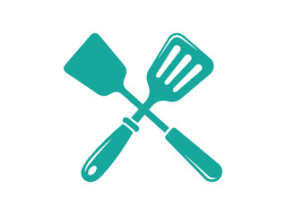 vector illustration design of spatula cutlery isolated icon
