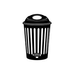 vector trash can icon