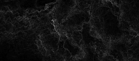black and white marble texture background. dark black and white pattern of cracks and scuffs. smoke texture with electric light patterns. cloudy nebula effect for technology concepts.