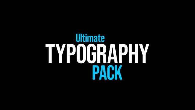 Typography Three Lines 2