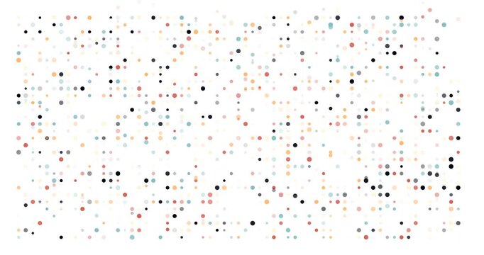 Dynamic Circles Assemble Kansas Silhouette Animation