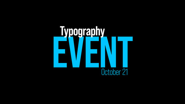 Typography Three Lines 24