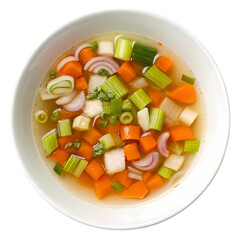 Healthy vegetable soup, perfect for a light lunch