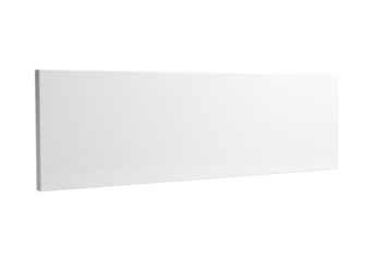 Smooth, pristine, and blank rectangular surface of a bamboo chopping board, suitable for kitchen food preparation, stylish serving, or as a natural decorative accent