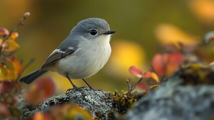 blue tit on a branch
