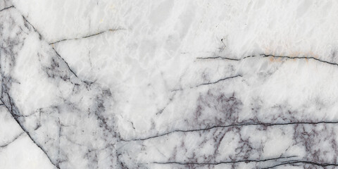 White marble with gray veins. Calacata Italian stone, texture for ceramic tiles, carpet design.