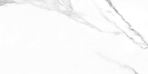 White marble with gray veins. Calacata Italian stone, texture for ceramic tiles, carpet design.