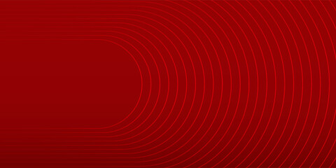 Red abstract background with glowing geometric lines. Modern shiny red gradient diagonal rounded lines  soft good simple art pattern old