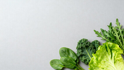 Fresh vibrant salad greens offering healthy eating choices for mindful meal prep