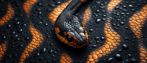 Snake skin texture isolated. Close-up snake scales. Reptile skin. Realistic snake pattern. Snake scale texture. Detailed snake skin close-up. Exotic Animal texture. Snake design texture.