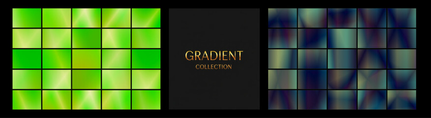 A gradient collection of 50 backgrounds featuring a colorful abstract pattern. The best blurred design for your business. A vector gradient background with beautiful visual effects.