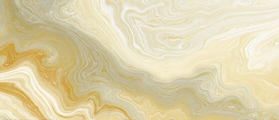 Swirling creamy golden abstract marble texture background beige