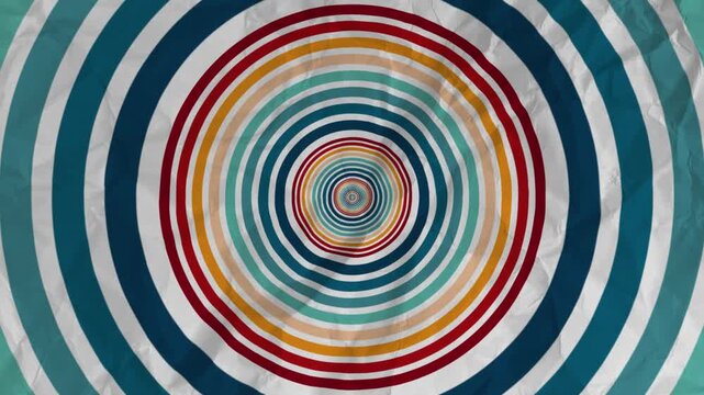 4K Animated Vintage Striped Backgrounds, Posters, Banner Samples, Retro Colors from the 1970s 1900s, 70s, 80s, 90s. retro vintage 70s style stripes background poster lines. Crumpled paper retro design