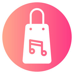 music gradient icon