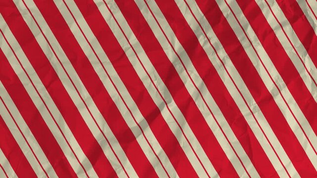 4K Animated Christmas Motion Pattern decorations animated texture Can be used as card background or banner design template. Seamless Pattern featuring vertical stripes perfect for wrapping, cards