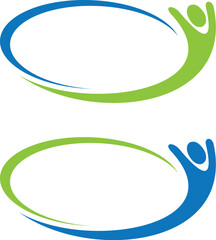 Circle People Connection Community Logo Template Vector Design