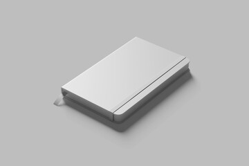 Blank Notebook Mockup - 3D illustration