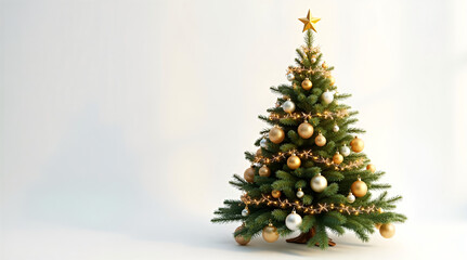 christmas tree and decorations