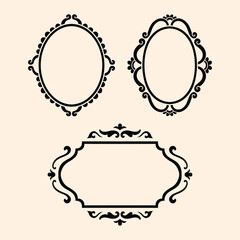 Frame design graphic illustration vector