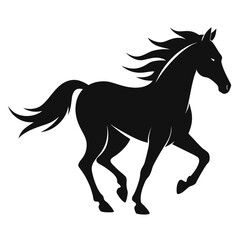 Running Horse Silhouette