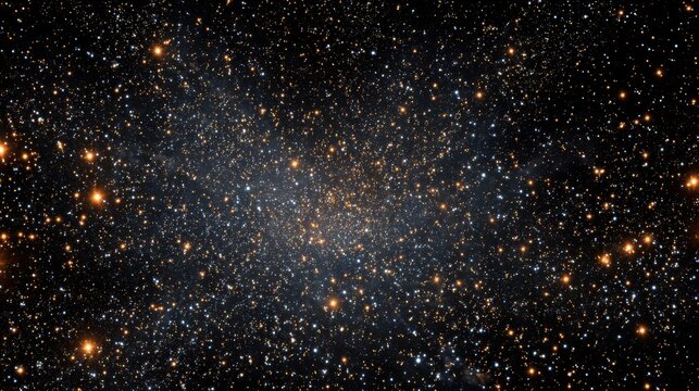 Night sky displaying many stars twinkling and shining on a dark, clear night, showcasing the wonders of the Universe - Powered by Adobe