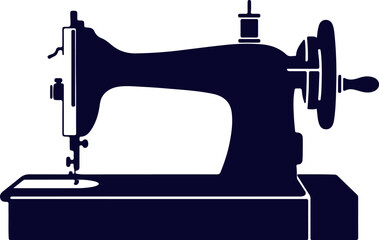 old sewing machine vector