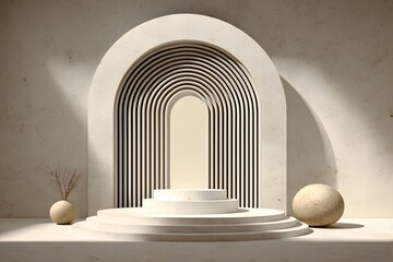Serene Archway Portal to Light and Tranquility
