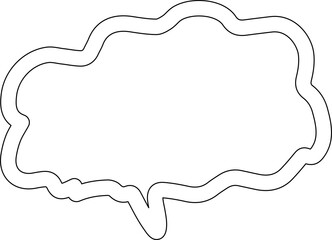 Speech bubbles set, talking, chat, dialog