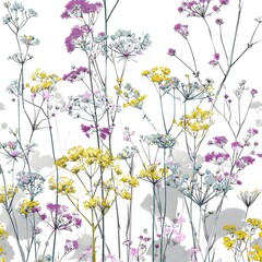 Delicate Floral Arrangement with Soft Hues and Detail