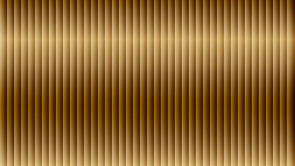 Fototapeta premium Abstract background of shiny golden vertical stripes with a metallic sheen and gradient.