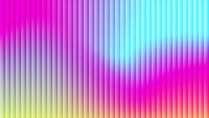 Vibrant abstract background with a colorful gradient and 3D vertical stripes.