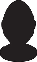 Vibrant green easter egg with shimmering details