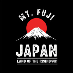 Mount Fuji vector illustration for t-shirt prints, posters and other uses. © Koko