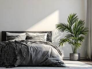 Serene Bedroom Space with Calm Tones