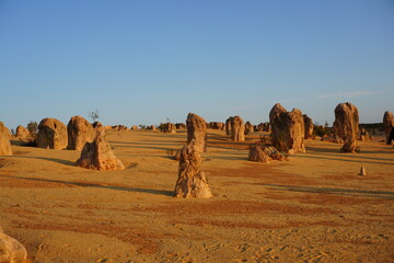 Pinnacles Desert at Sunset Light, Western Australia