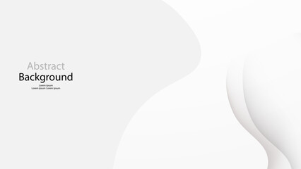 Gray tone and white color background abstract art vector