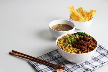 bowl of noodles