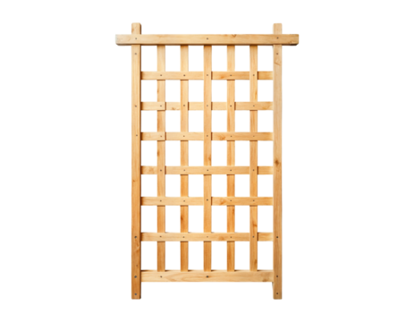 Rectangular Wooden Trellis for Garden Climbing Plants