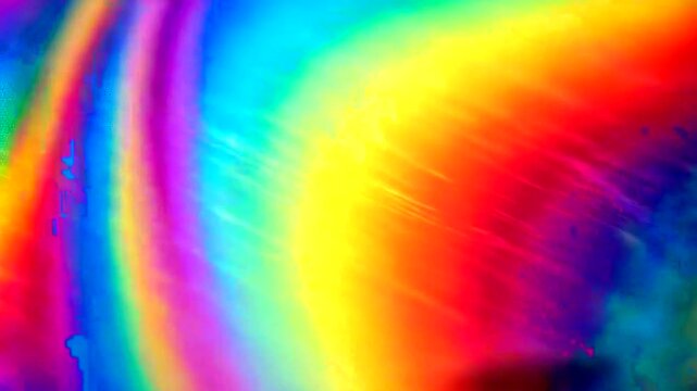 Vibrant abstract rainbow wave pattern with smooth gradients and dynamic colors