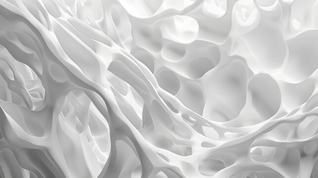 lean abstract mesh network in white neon - Powered by Adobe