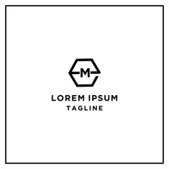 em or me hexagon logo