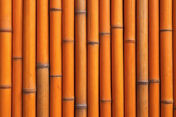 Vertical Bamboo Wall Texture Background for Natural Design