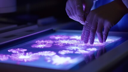 Scientific Exploration with Glowing Petri Dish