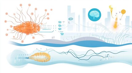 Cellular Structures and Interactions in Scientific Illustration